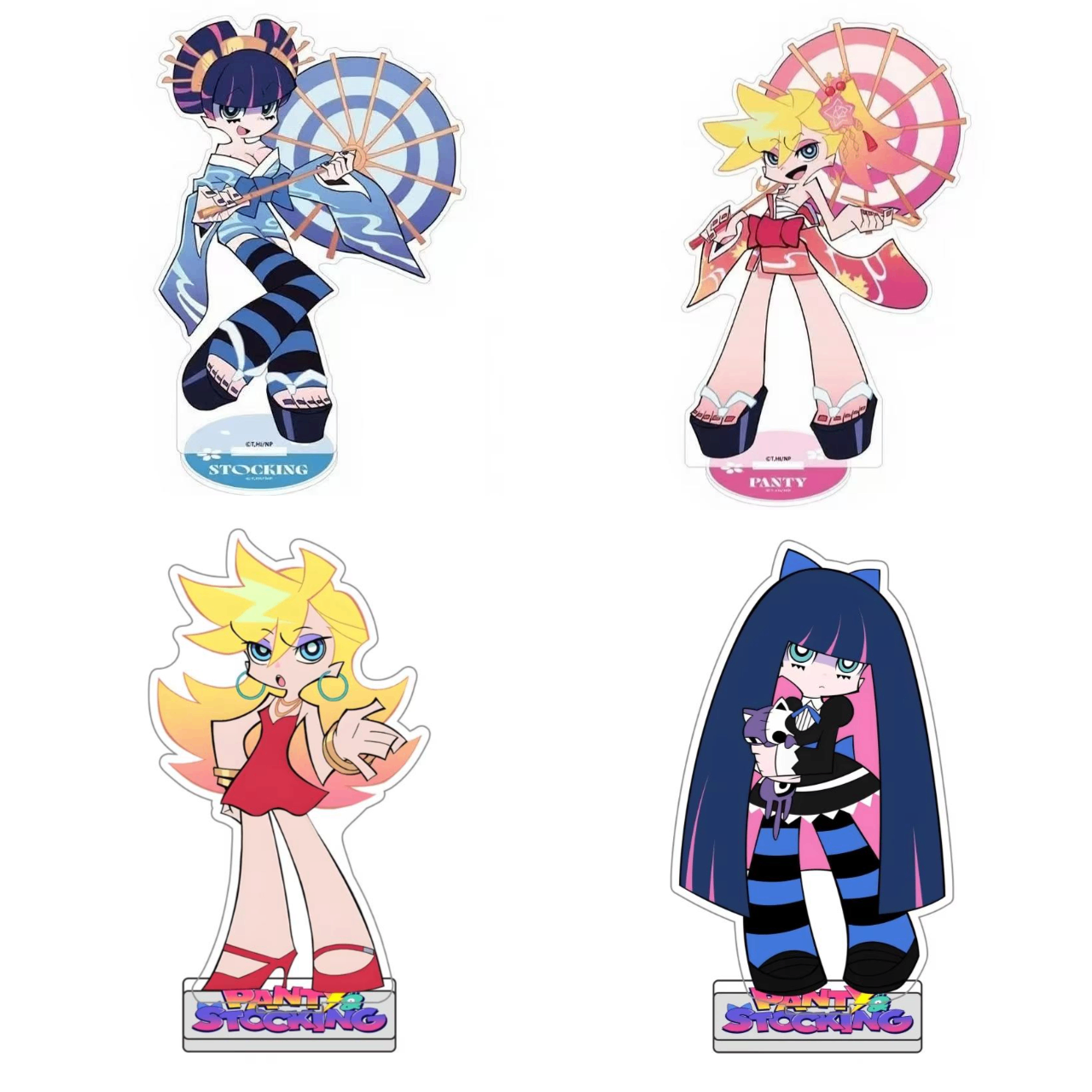 Figma Stand Set - Anime Panty & Stocking with Garterbelt