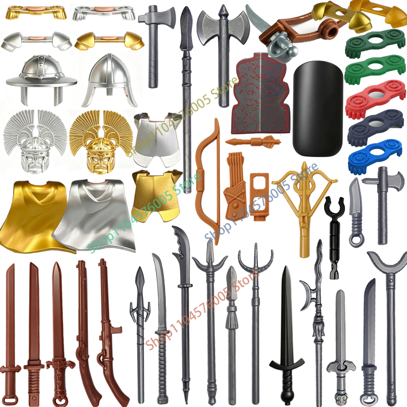 MOC Medieval Weapons Accessori - Lego Minifigure Holder บทวิจารณ์และราคา