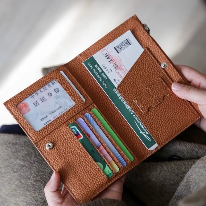 Leather Passport Holder Covers - Card Top Loader บทวิจารณ์และราคา