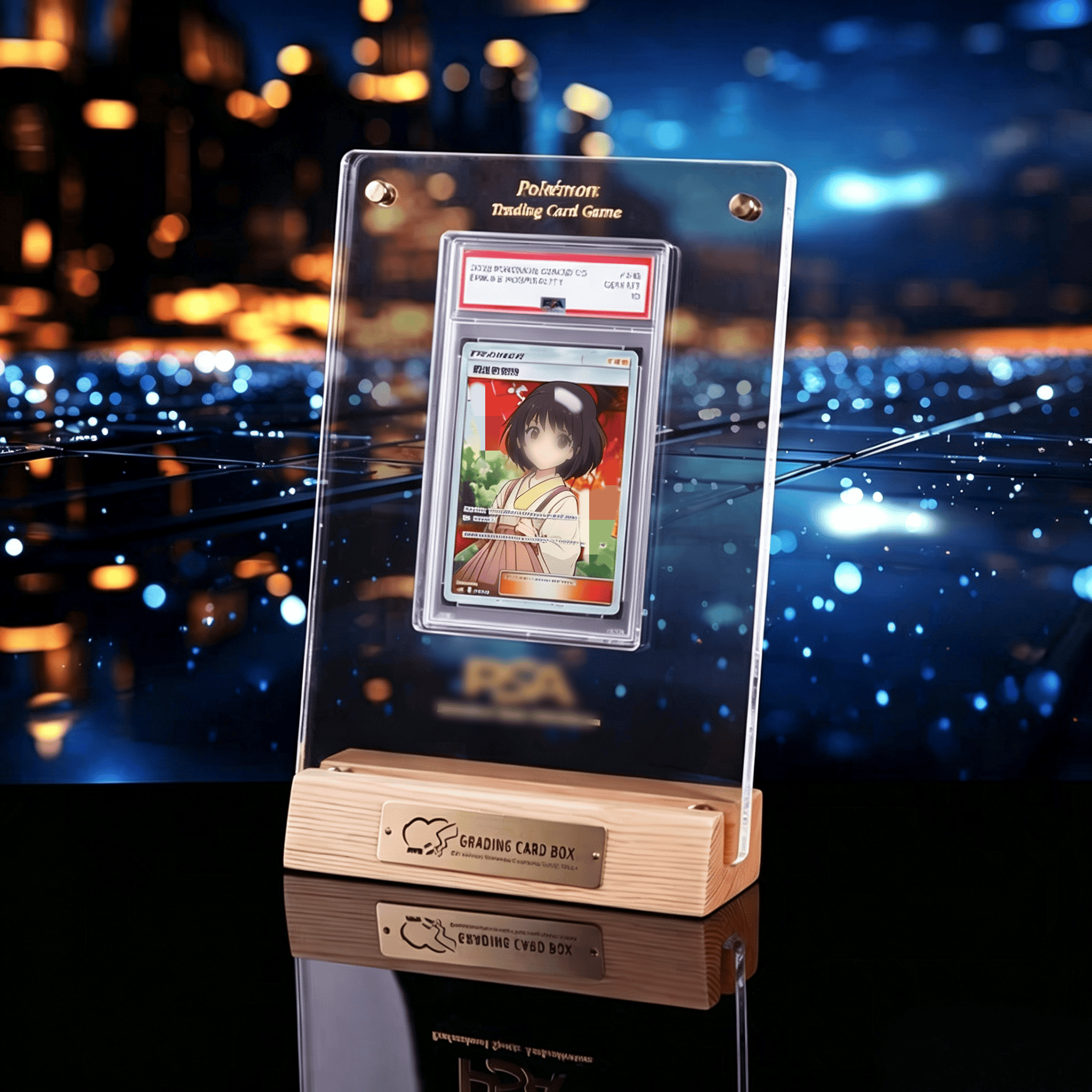 Pokemon PTCG & Yu-Gi-Oh Card D - Graded Card Display บทวิจารณ์และราคา