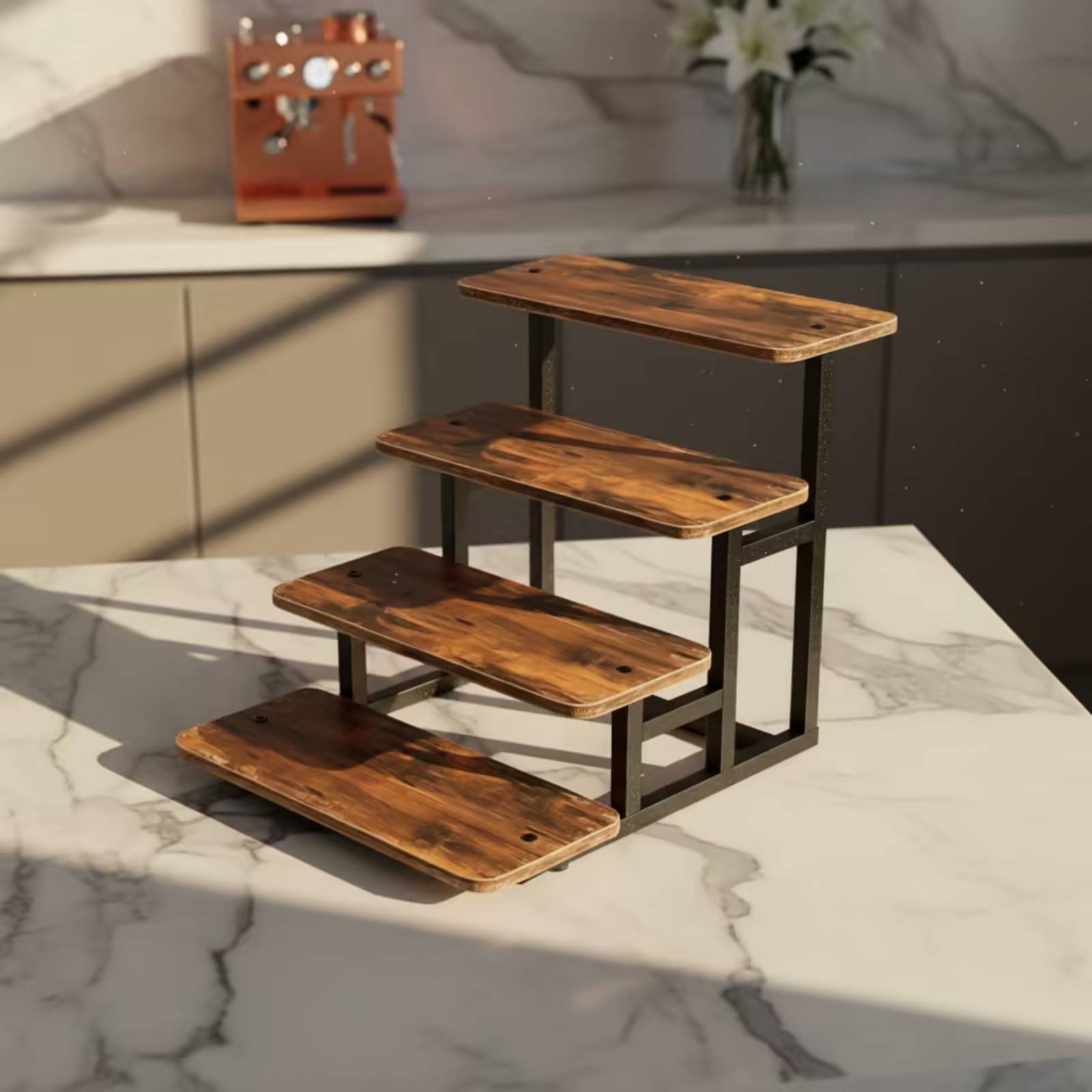 4-Tier Display Stand Tabletop  - Display Risers Set บทวิจารณ์และราคา