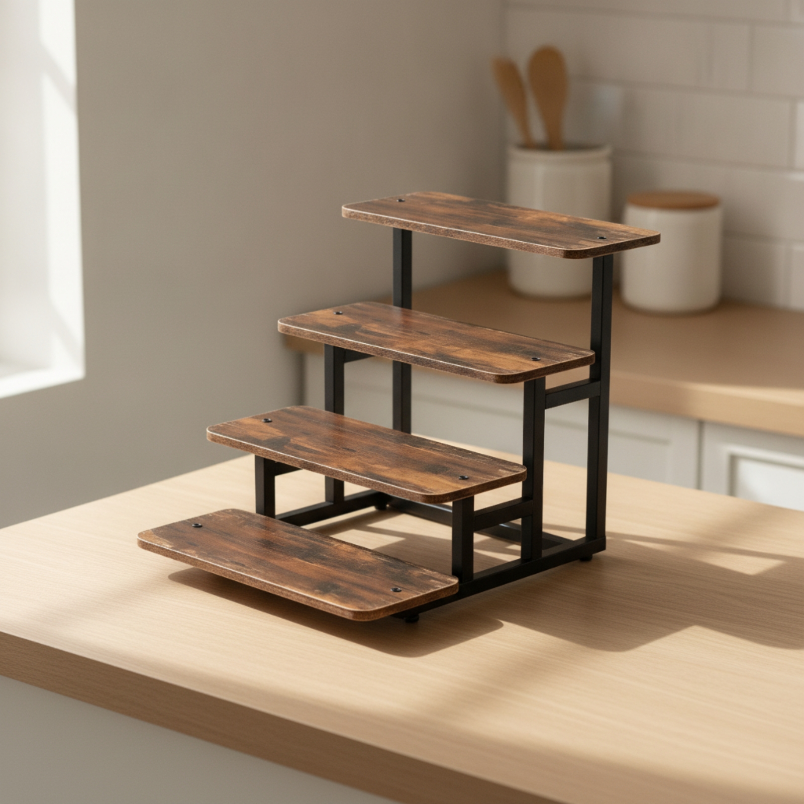 4-Tier Display Stand Tabletop  - Display Risers Set บทวิจารณ์และราคา