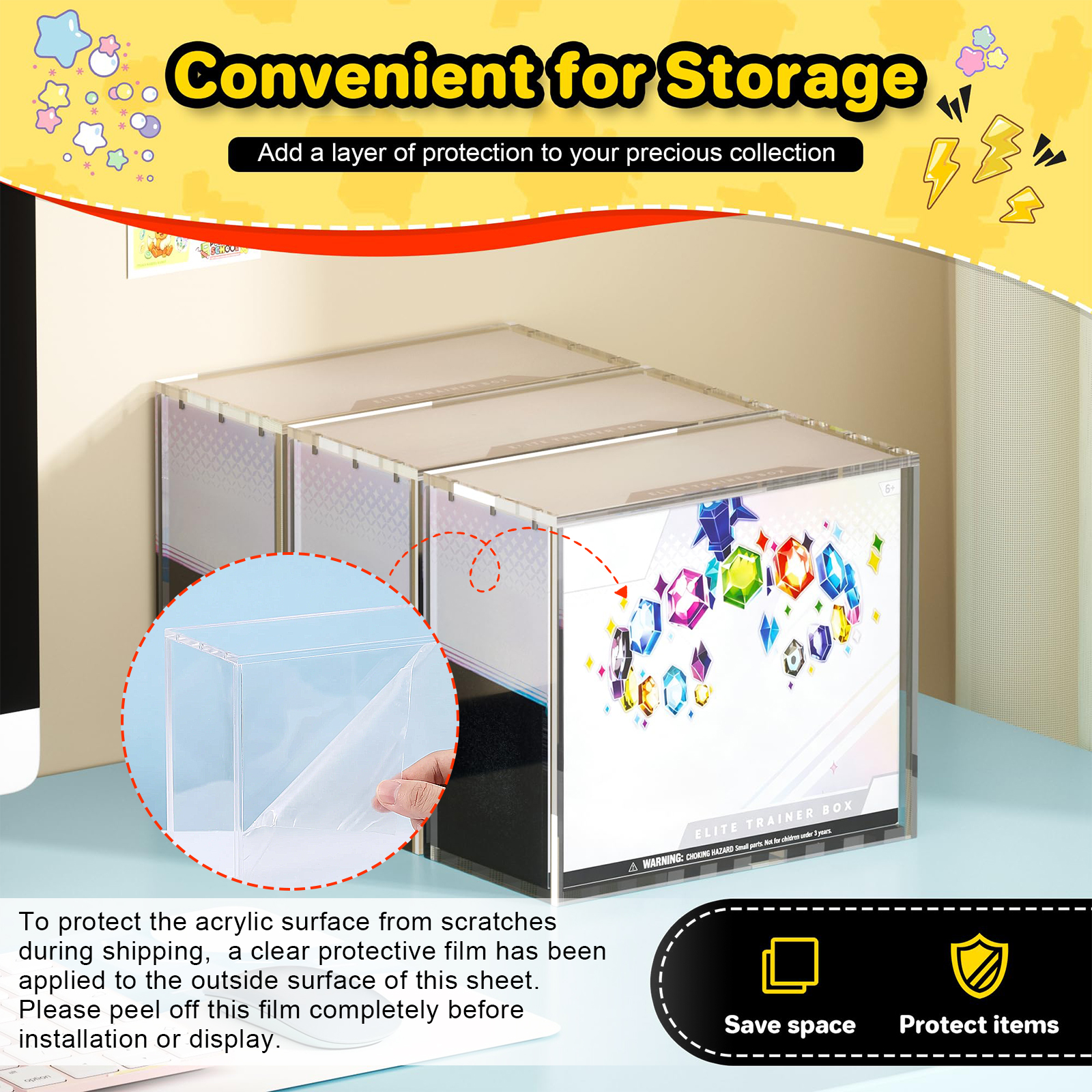 99% UV Protection Magnetic Mod - Display Case Acrylic บทวิจารณ์และราคา