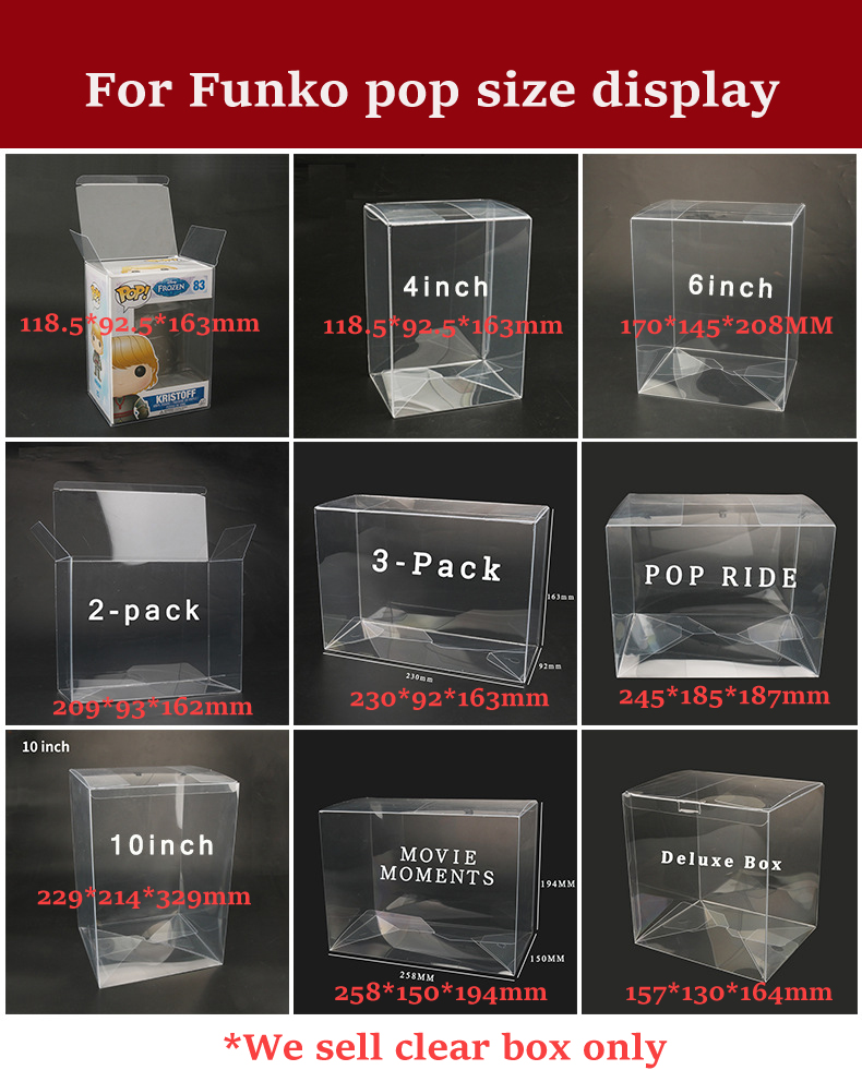 Transparent Clear box for Movi - Funko Pop Protector บทวิจารณ์และราคา