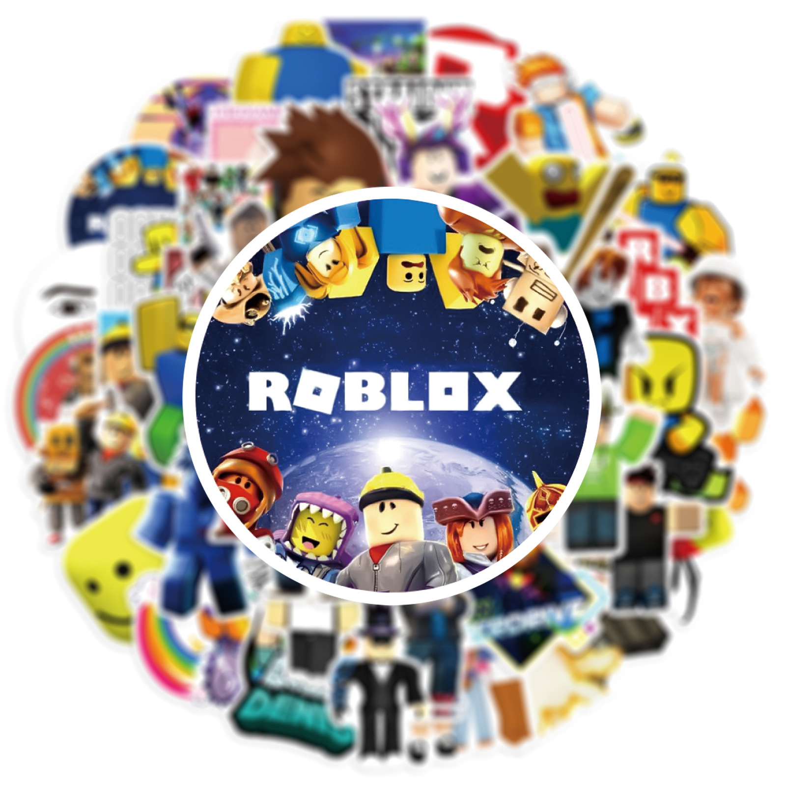 50pcs Roblox Unique Waterproof - Vinyl Figure Blank บทวิจารณ์และราคา