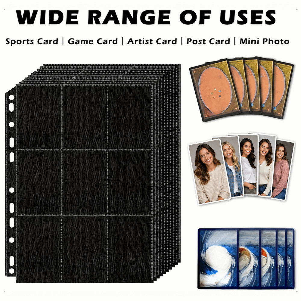 10Pcs 9-Pocket A4 Trading Card - Trading Card Binder บทวิจารณ์และราคา