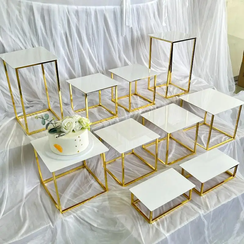 12-20 PCS Luxury Gold Frame Wh - Display Risers Set บทวิจารณ์และราคา