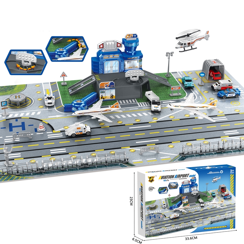Children's Airport Scene Toy S - Model Airplane Plastic บทวิจารณ์และราคา