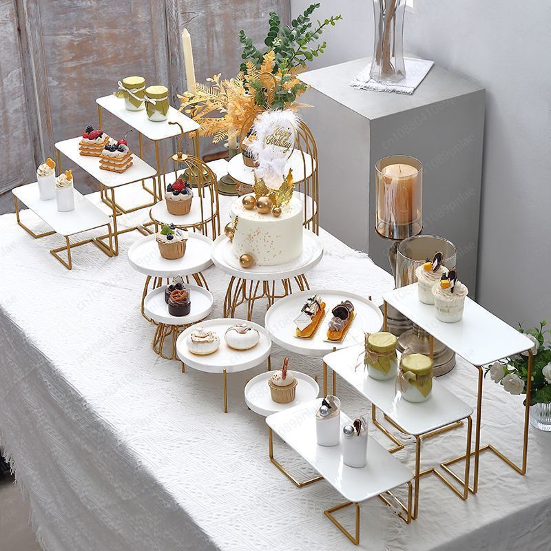 Wedding Dessert Table Display  - Display Risers Set บทวิจารณ์และราคา
