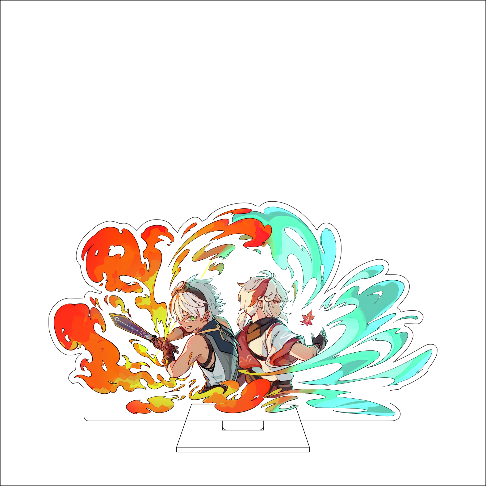 16CM Anime Genshin Impact Cosp - Figma Stand Set บทวิจารณ์และราคา