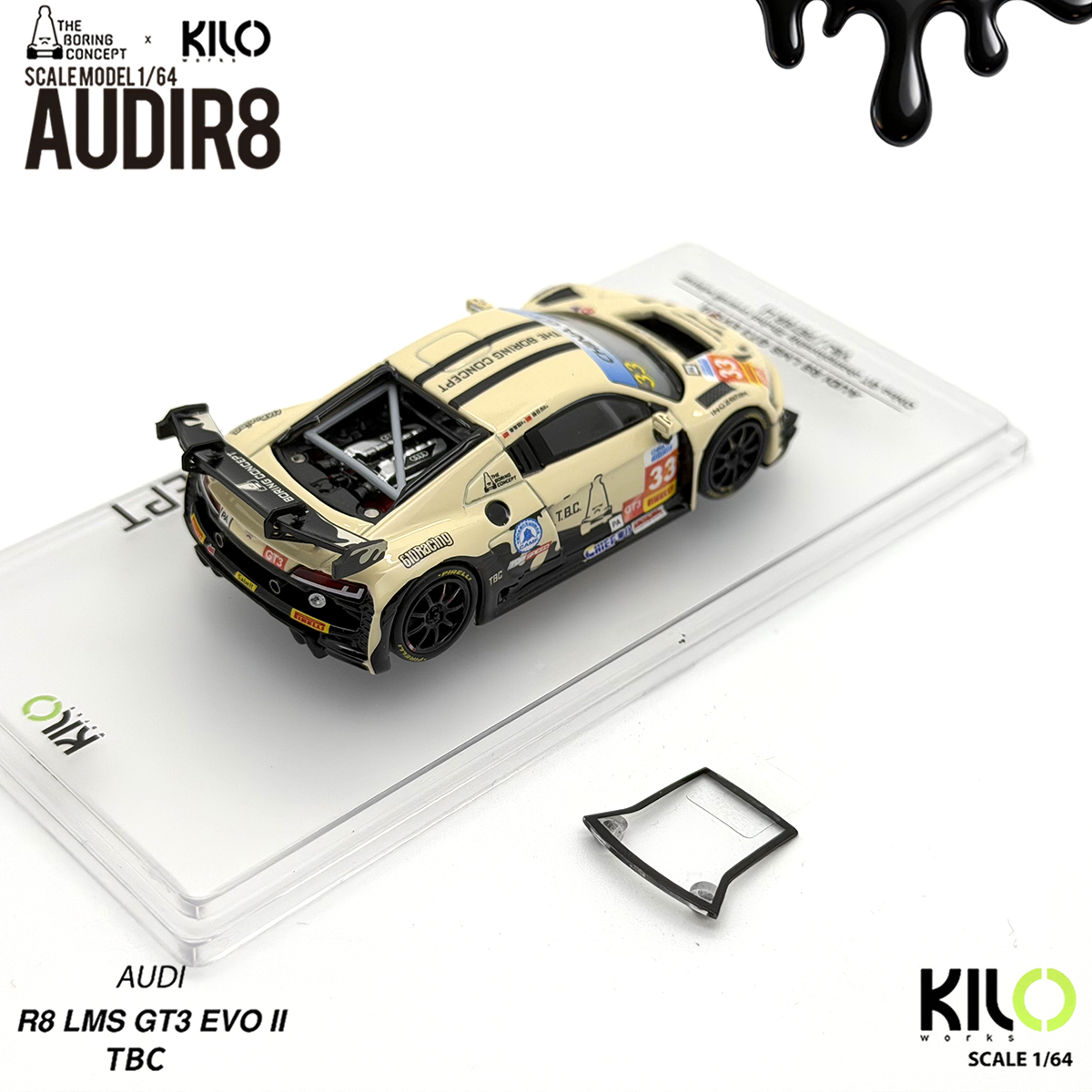 Kilo Works × TBC 1:64 Audi R8  - Die Cast Car 1 64 บทวิจารณ์และราคา