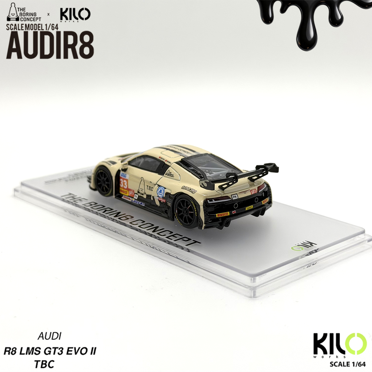 Kilo Works × TBC 1:64 Audi R8  - Die Cast Car 1 64 บทวิจารณ์และราคา