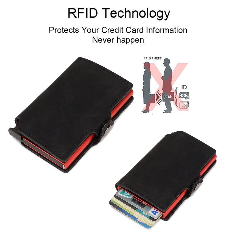 Slim Business Card Holder Men  - Card Top Loader บทวิจารณ์และราคา