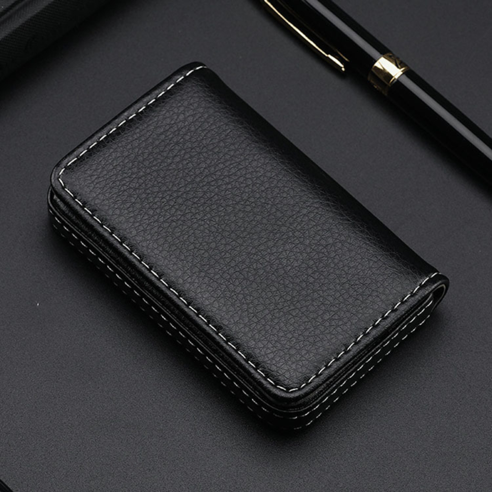 Sized Stitched PU Leather Cred - Card Top Loader บทวิจารณ์และราคา