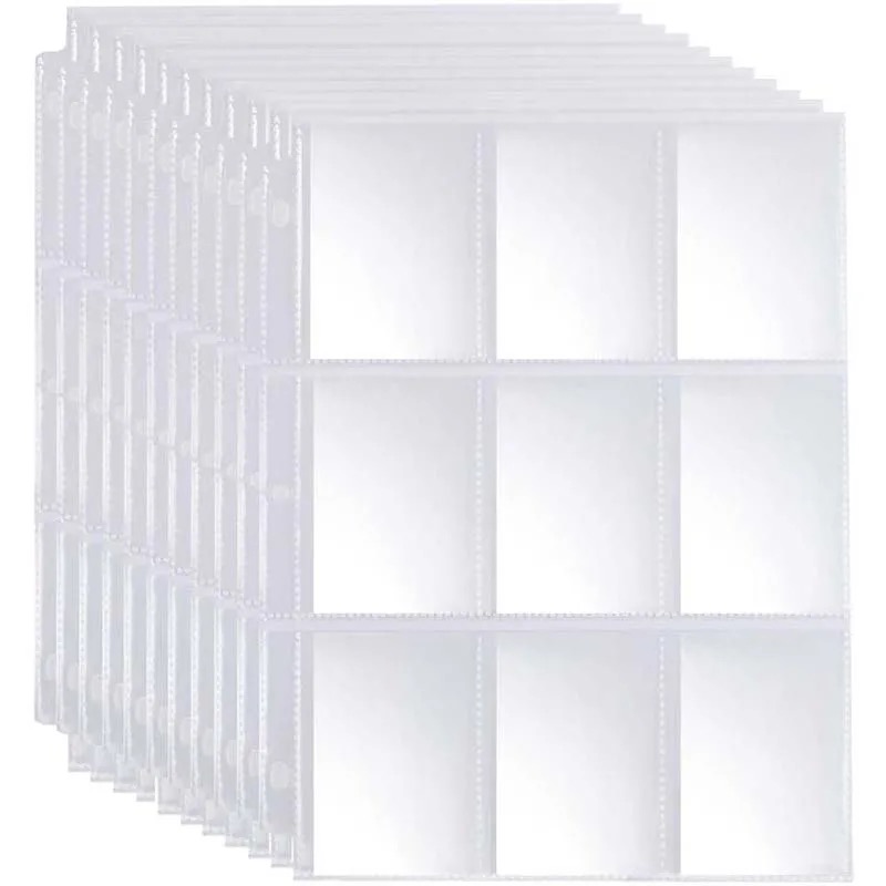 50pcs 9 Pocket Trading Gaming  - Card Penny Sleeve บทวิจารณ์และราคา
