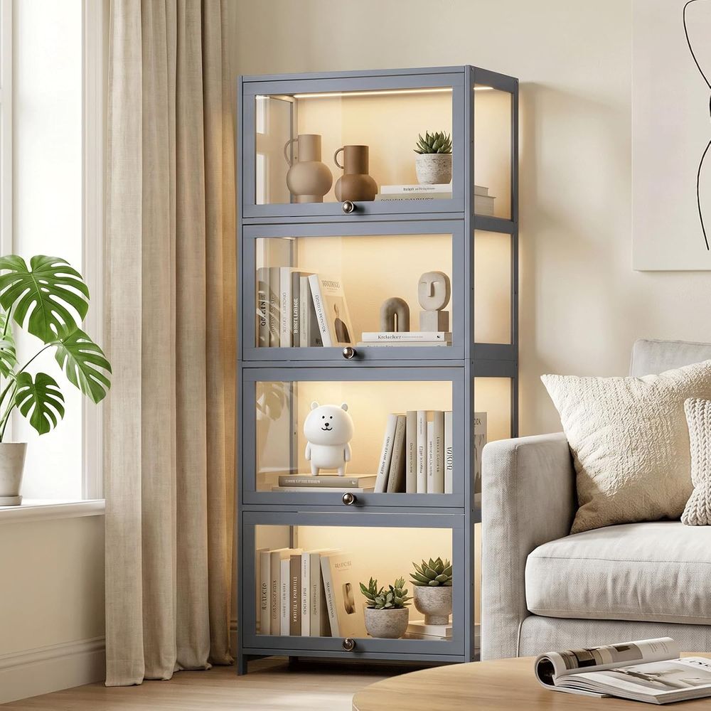 4-Tier Acrylic Display Case fo - Display Case Acrylic บทวิจารณ์และราคา