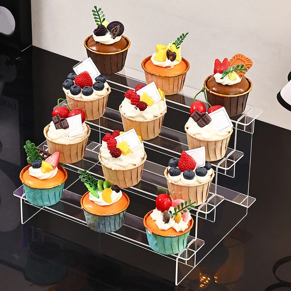 Multilayer Acrylic Display Sta - Pop Display Shelf บทวิจารณ์และราคา