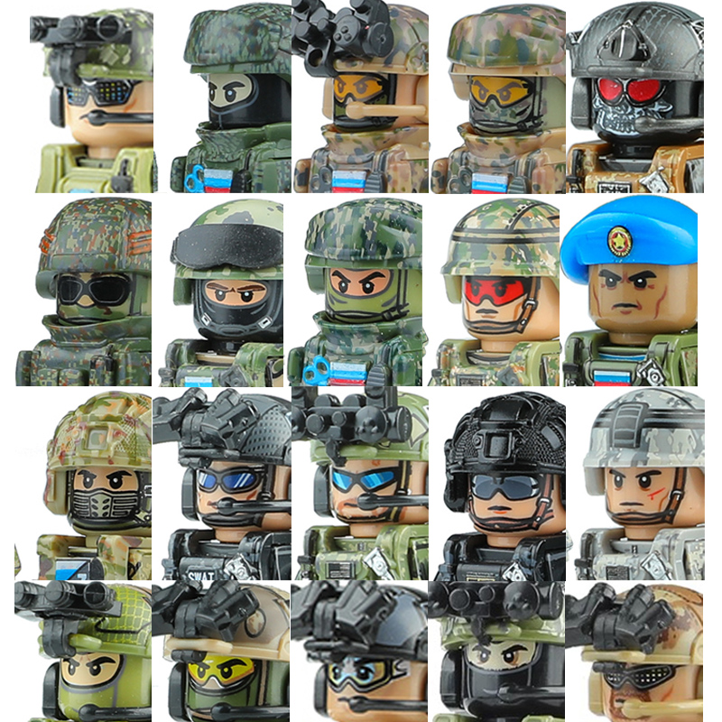 Military Russia Special Forces - Lego Minifigure Holder บทวิจารณ์และราคา