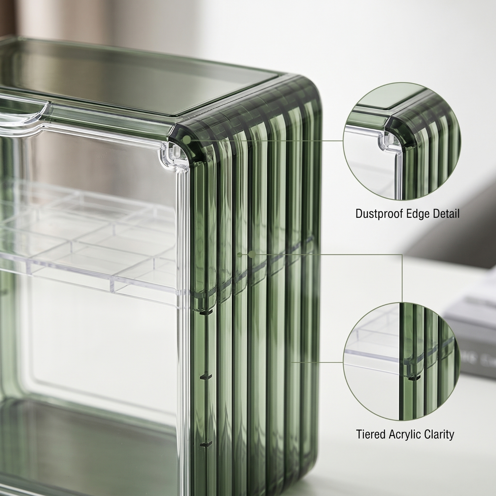 Acrylic Display Case with Shel - Display Case Acrylic บทวิจารณ์และราคา