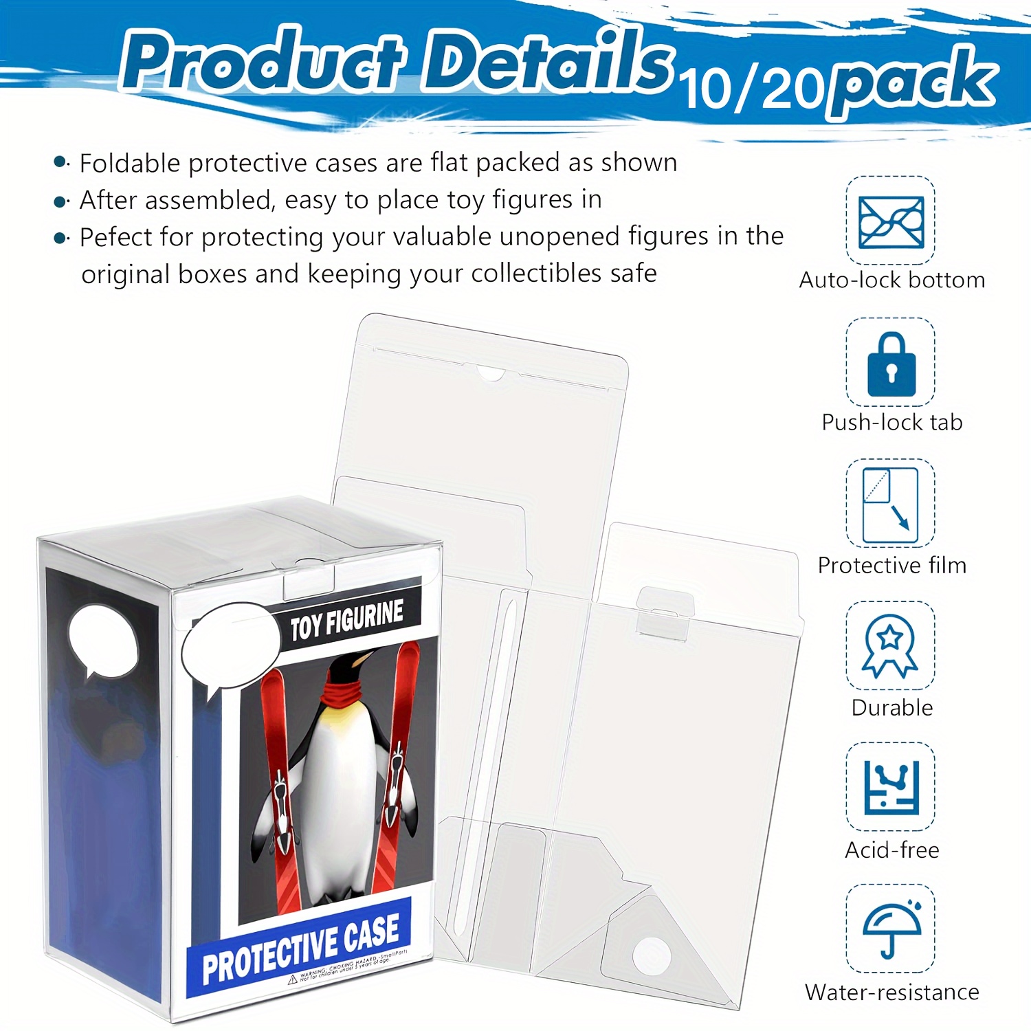 Clear Pop Display Case Compati - Funko Pop Protector บทวิจารณ์และราคา