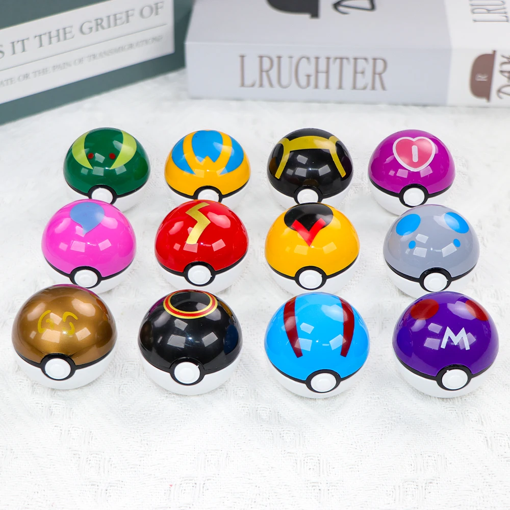 12PCS Pokemon Ball Pokeball Pi - Vinyl Figure Blank บทวิจารณ์และราคา