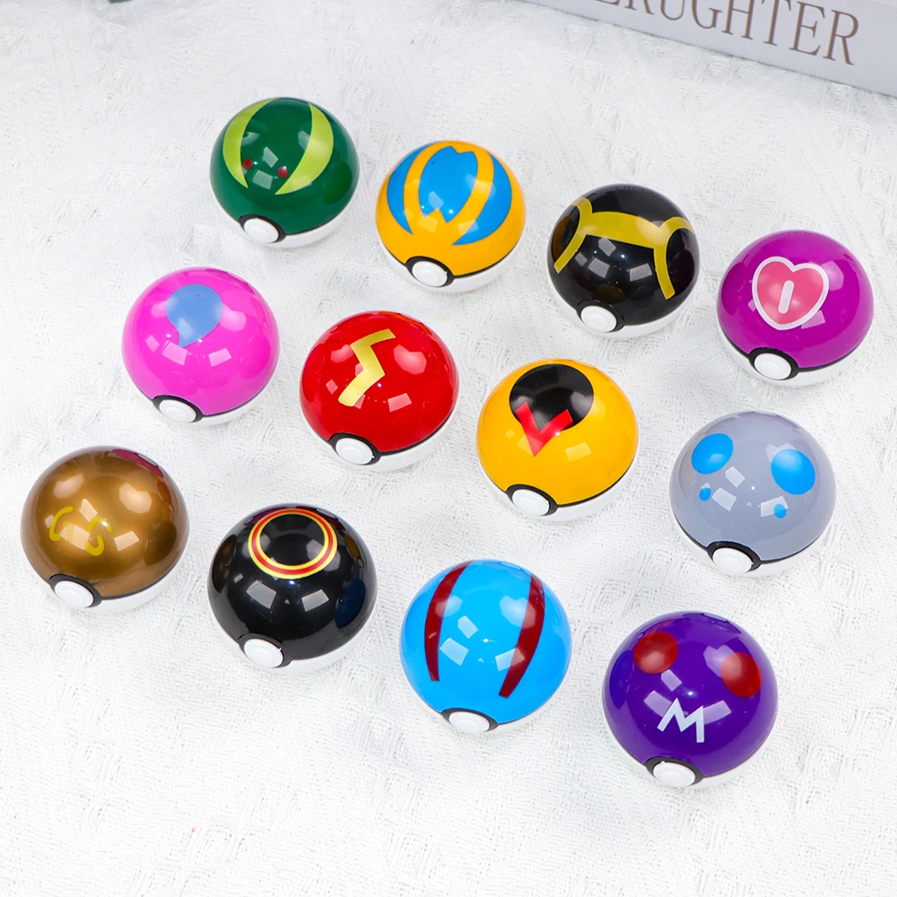 12PCS Pokemon Ball Pokeball Pi - Vinyl Figure Blank บทวิจารณ์และราคา