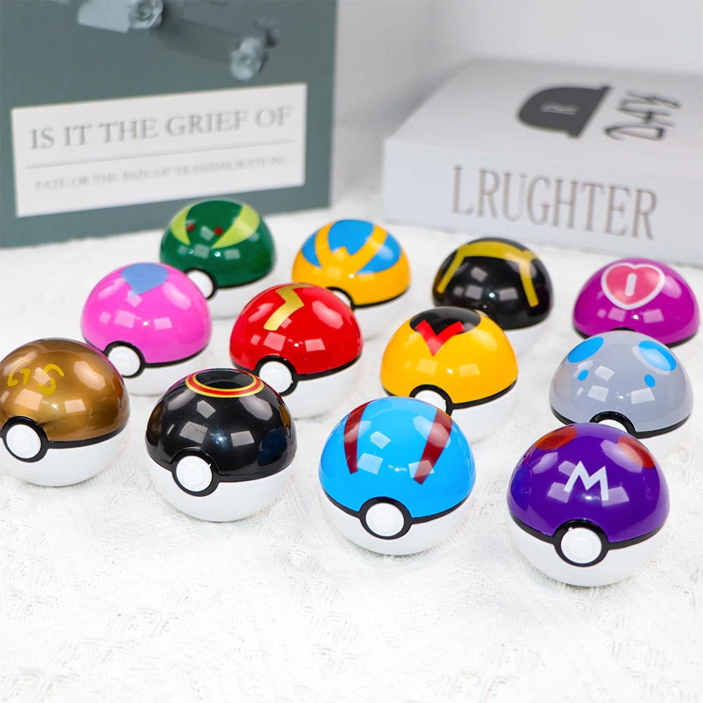 12PCS Pokemon Ball Pokeball Pi - Vinyl Figure Blank บทวิจารณ์และราคา