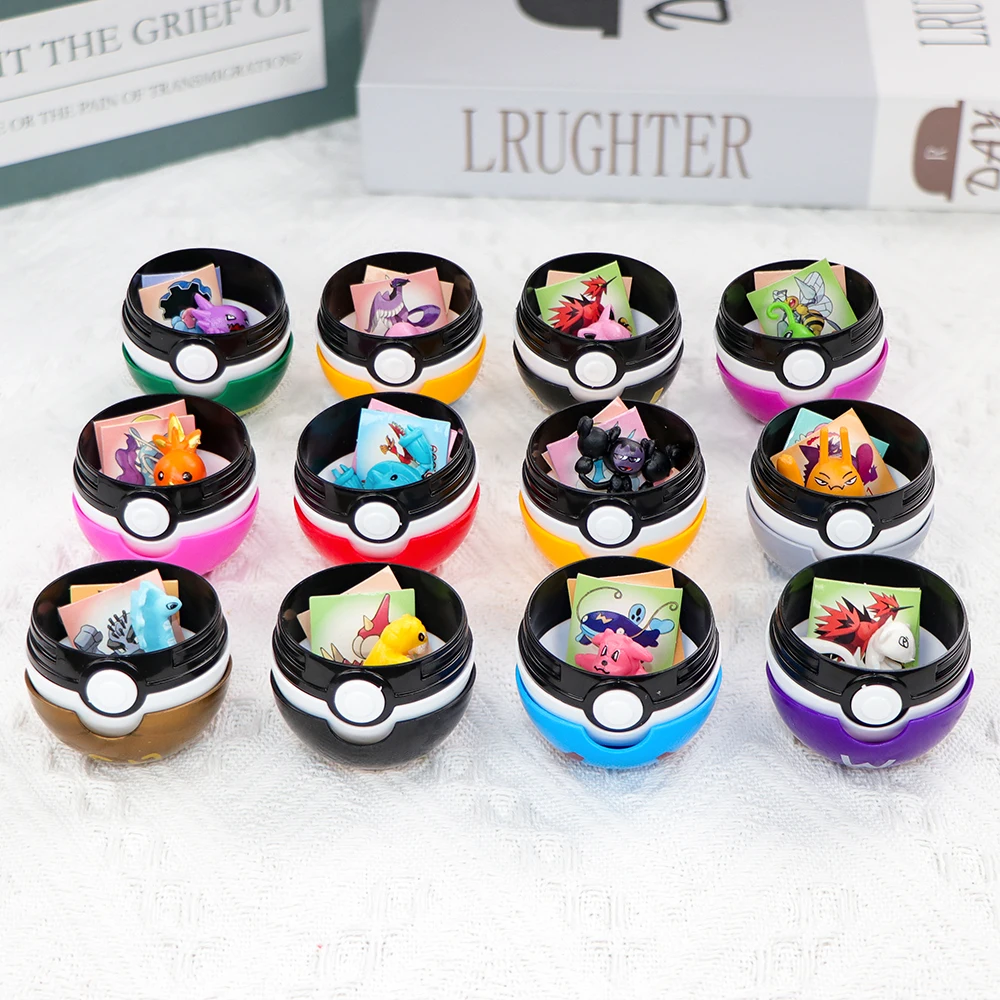12PCS Pokemon Ball Pokeball Pi - Vinyl Figure Blank บทวิจารณ์และราคา