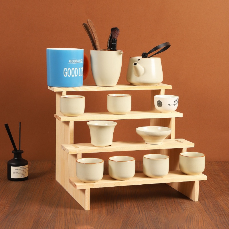 Wood Display Riser Wood Displa - Display Risers Set บทวิจารณ์และราคา