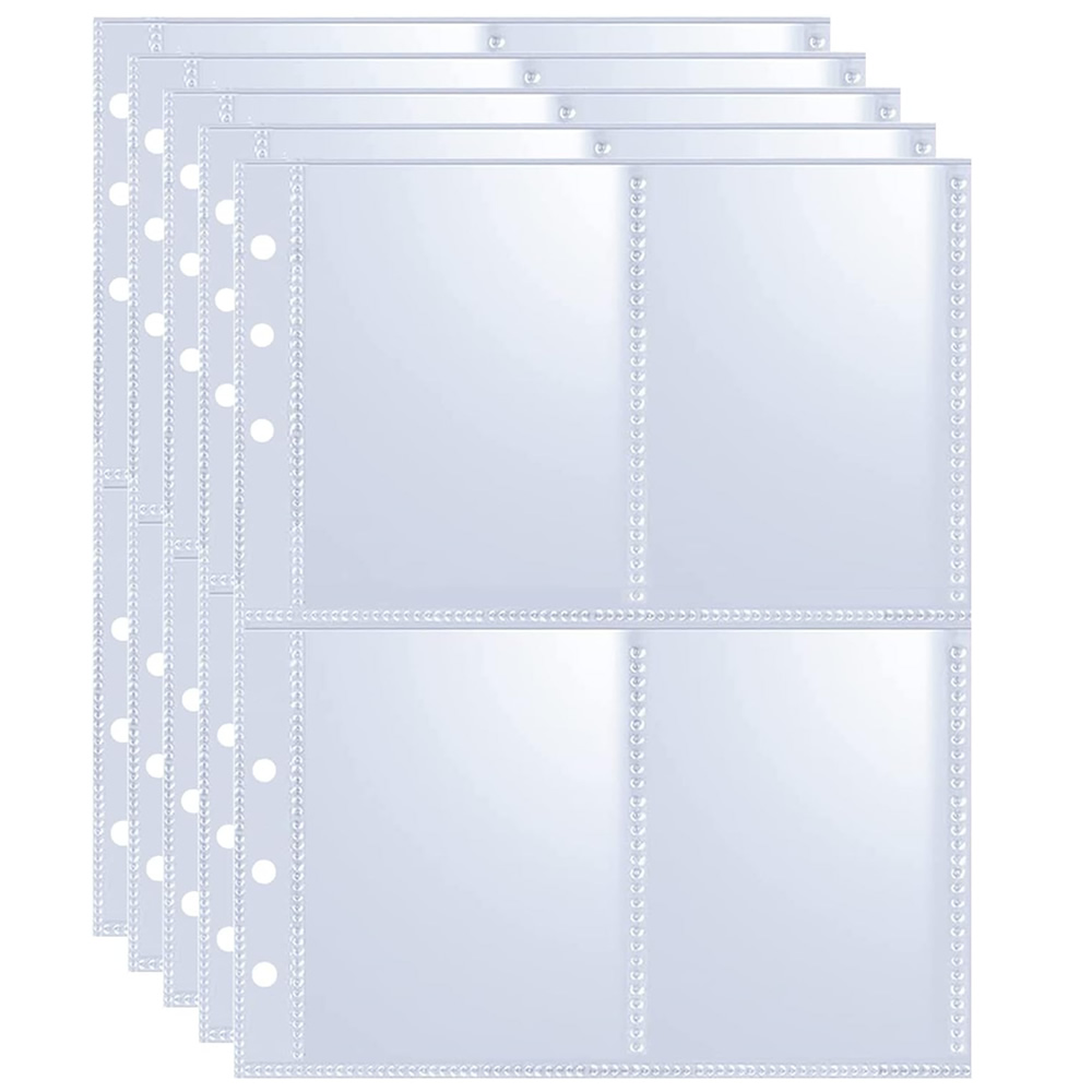 4 Pockets Photo Card Sleeves B - Trading Card Binder บทวิจารณ์และราคา