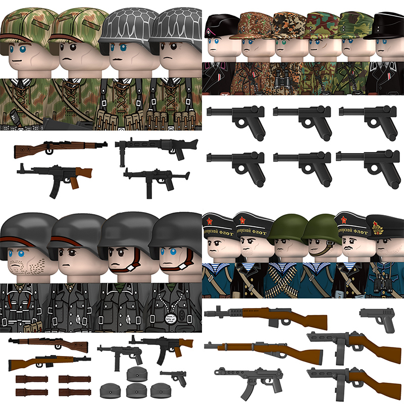 WW2 Military German North Afri - Lego Minifigure Holder บทวิจารณ์และราคา