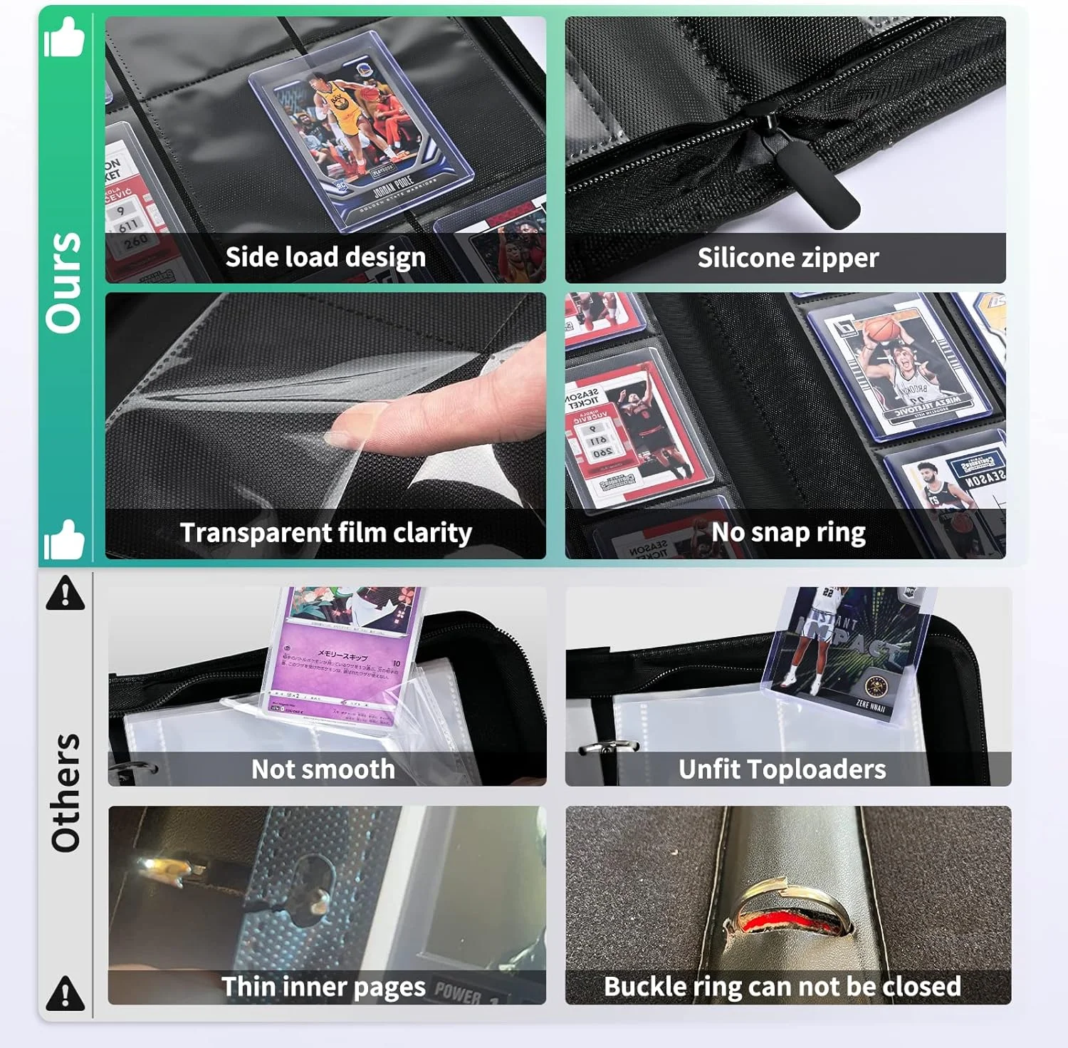 Card Binder, 9-Pocket Trading  - Trading Card Binder บทวิจารณ์และราคา