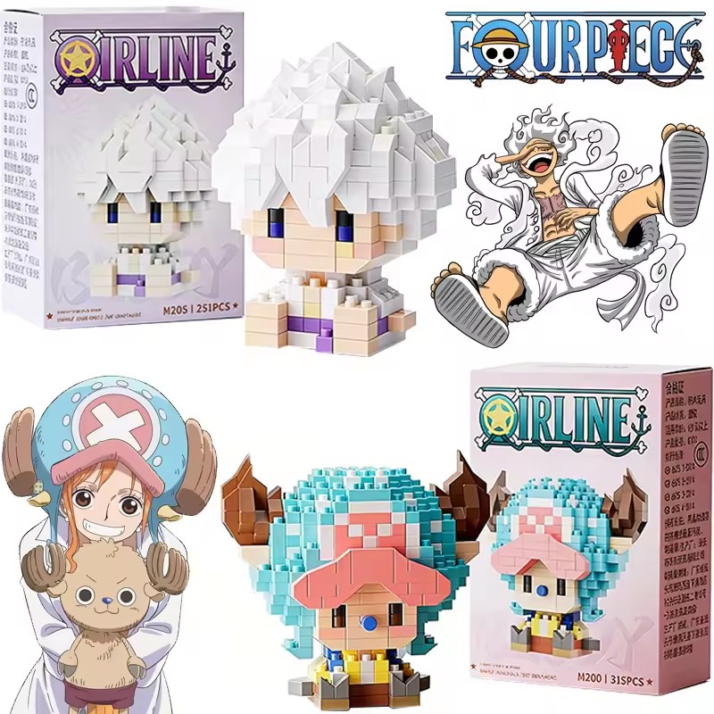One Piece Anime Sun God Nika L - Building Block Mini บทวิจารณ์และราคา