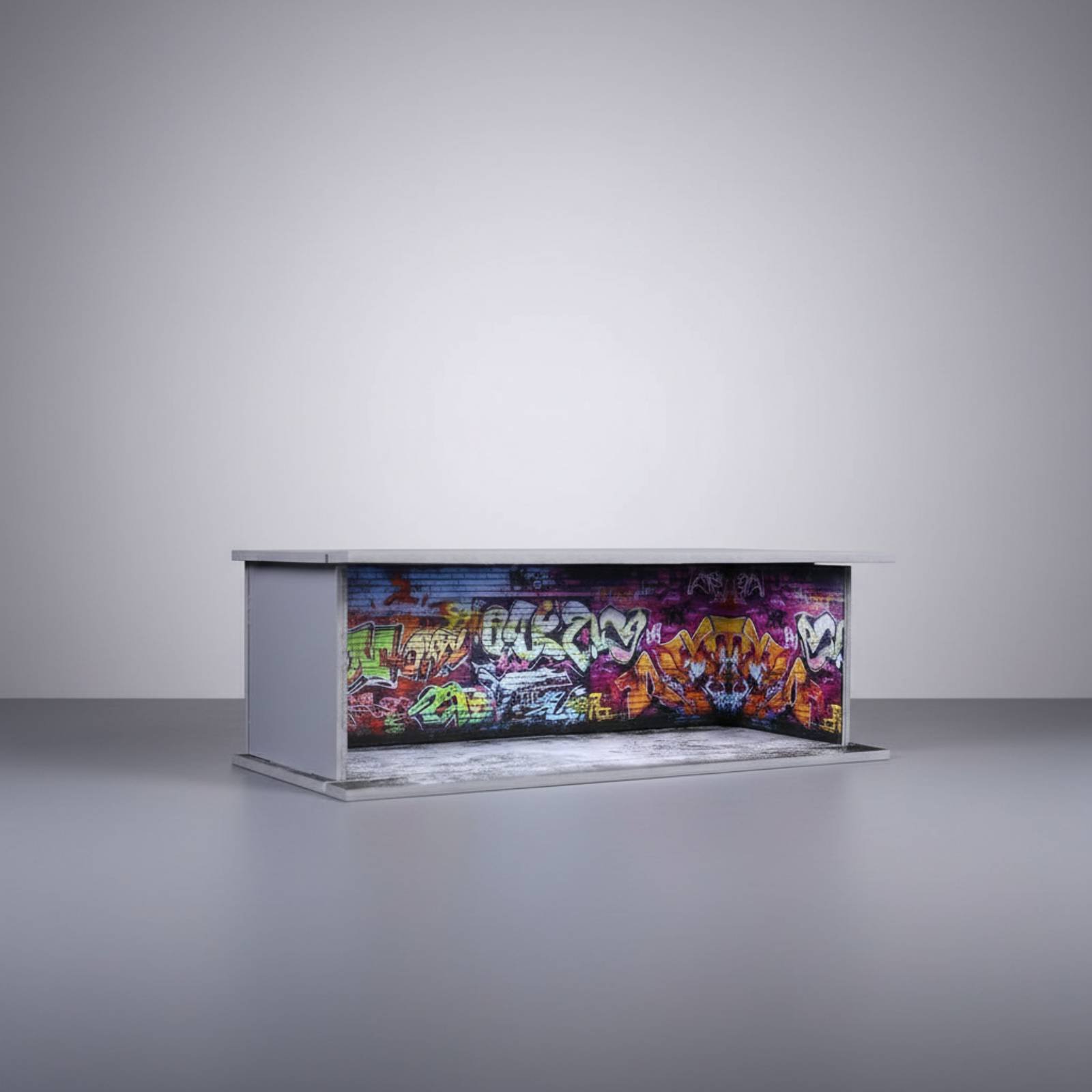 Graffiti Parking Garage Displa - Display Case Acrylic บทวิจารณ์และราคา