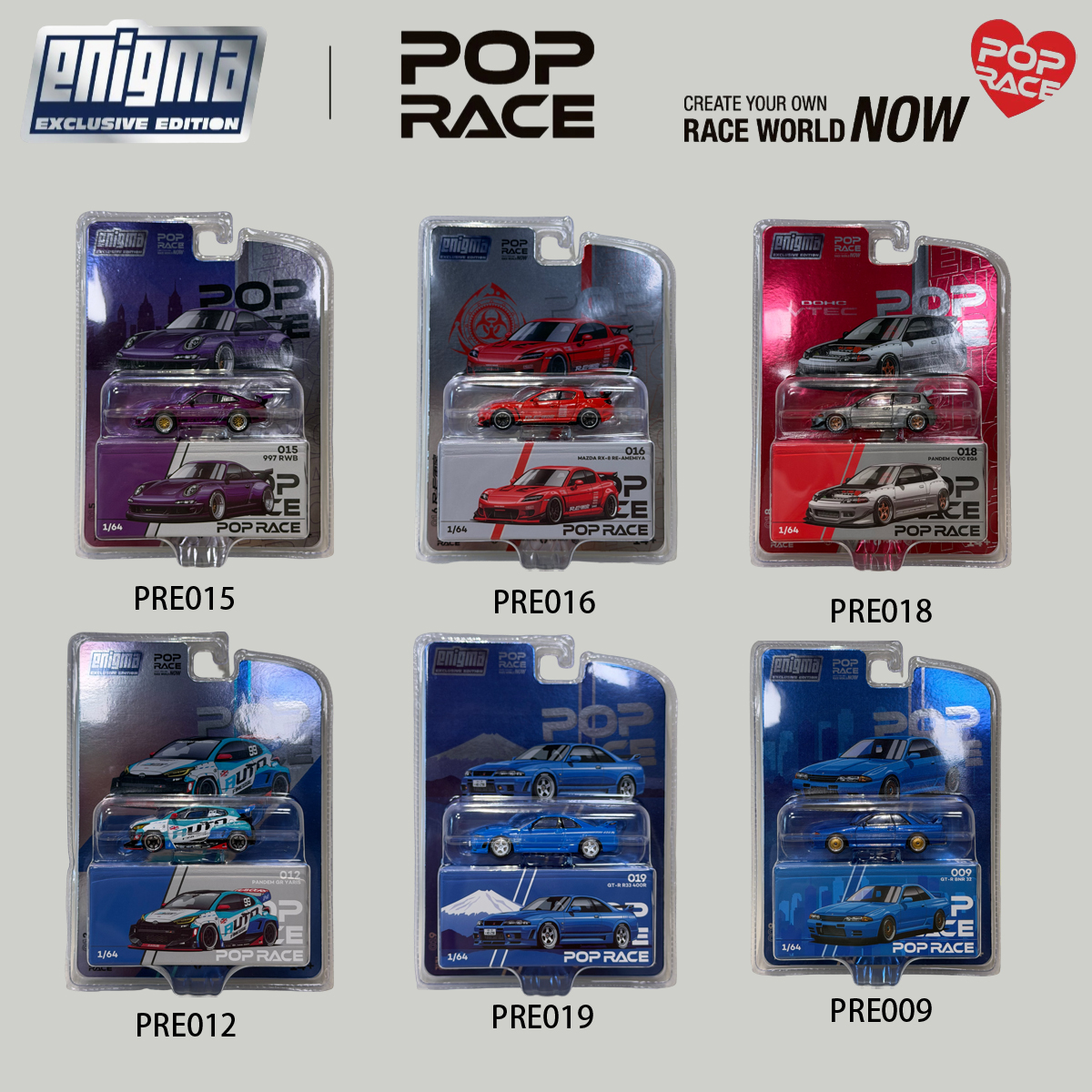 POP RACE 1:64 Blister Pack Set - Die Cast Car 1 64 บทวิจารณ์และราคา