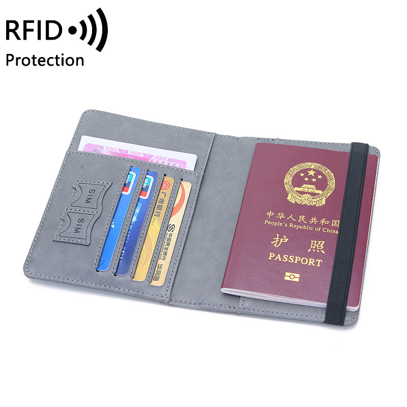 Unisex PU Leather Passport Hol - Card Top Loader บทวิจารณ์และราคา