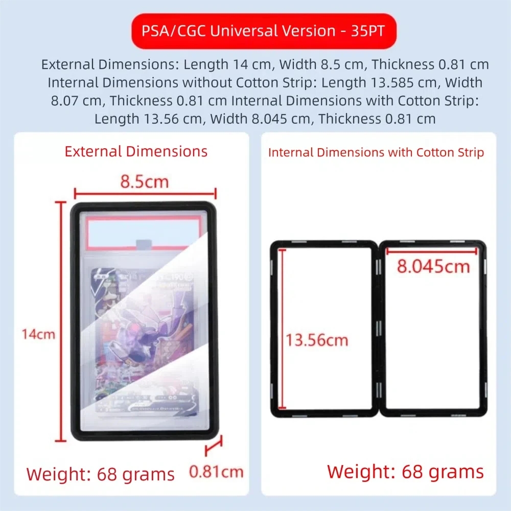 Aluminium Frame PSA/CGC Graded - Graded Card Display บทวิจารณ์และราคา