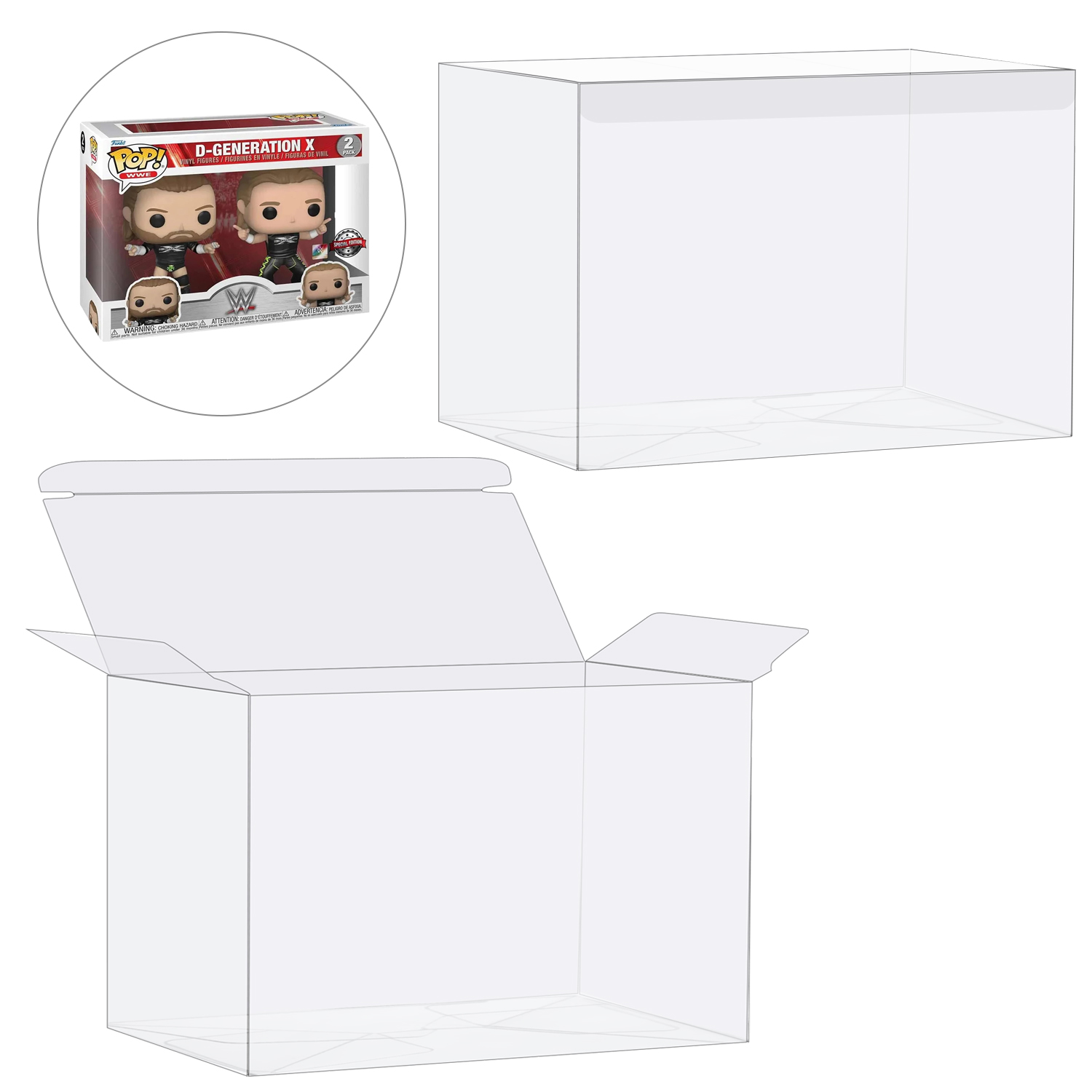 HIGOPLAY 2 in 1 Pack Protectiv - Funko Pop Protector บทวิจารณ์และราคา