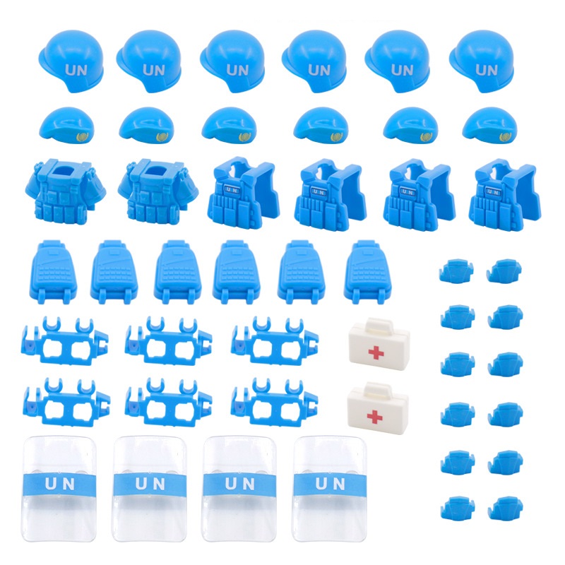 UN peacekeeping Forc Beret Bul - Lego Minifigure Holder บทวิจารณ์และราคา