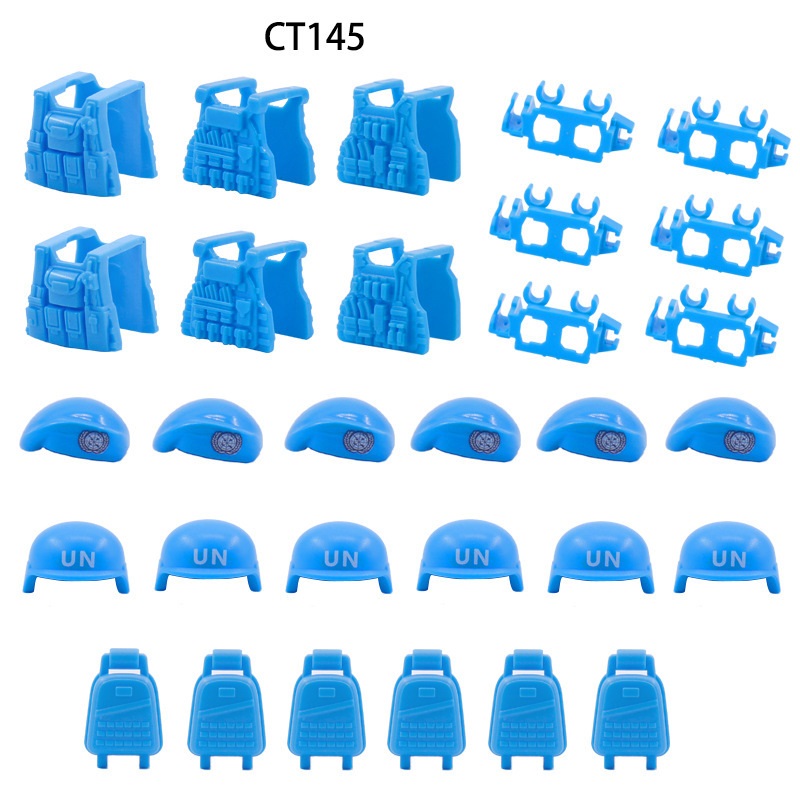 UN peacekeeping Forc Beret Bul - Lego Minifigure Holder บทวิจารณ์และราคา