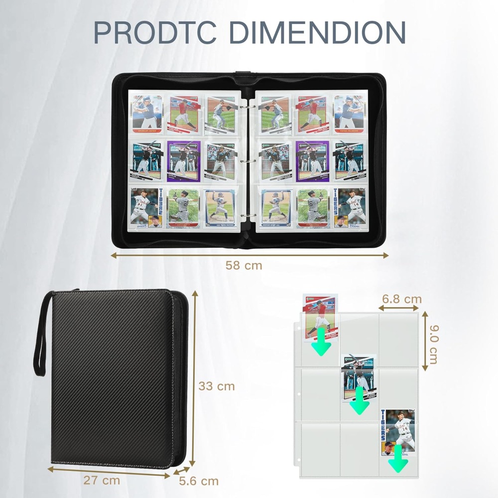 Premium 720 Double Sided Pocke - Trading Card Binder บทวิจารณ์และราคา