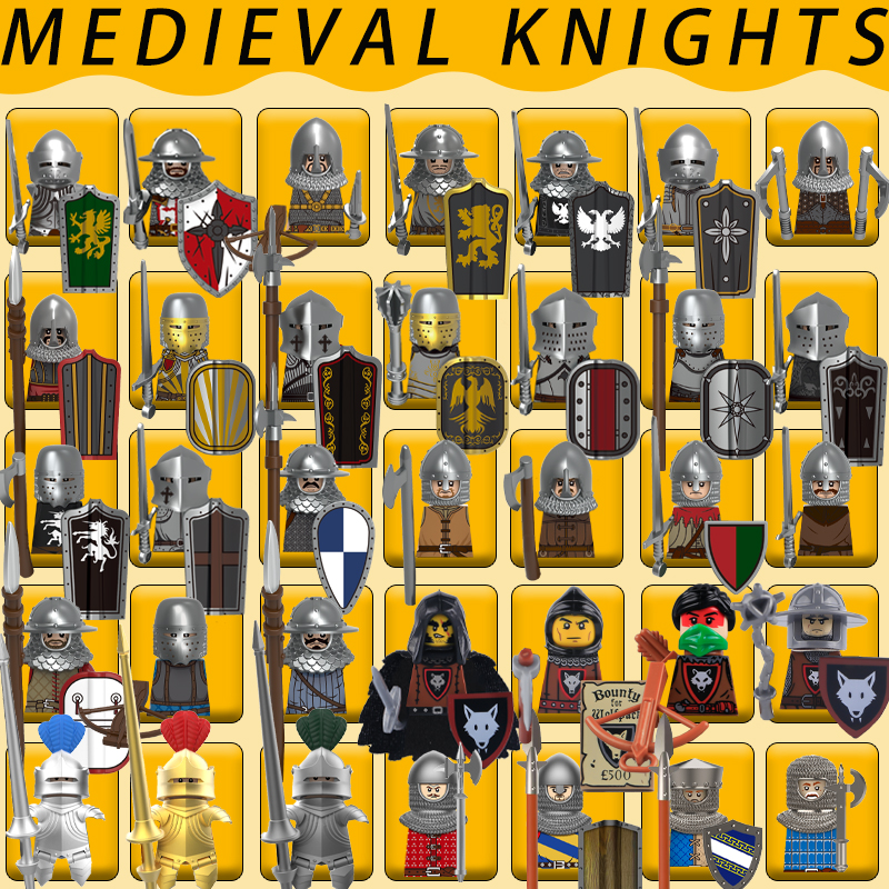 Medieval Knight Series Buildin - Lego Minifigure Holder บทวิจารณ์และราคา