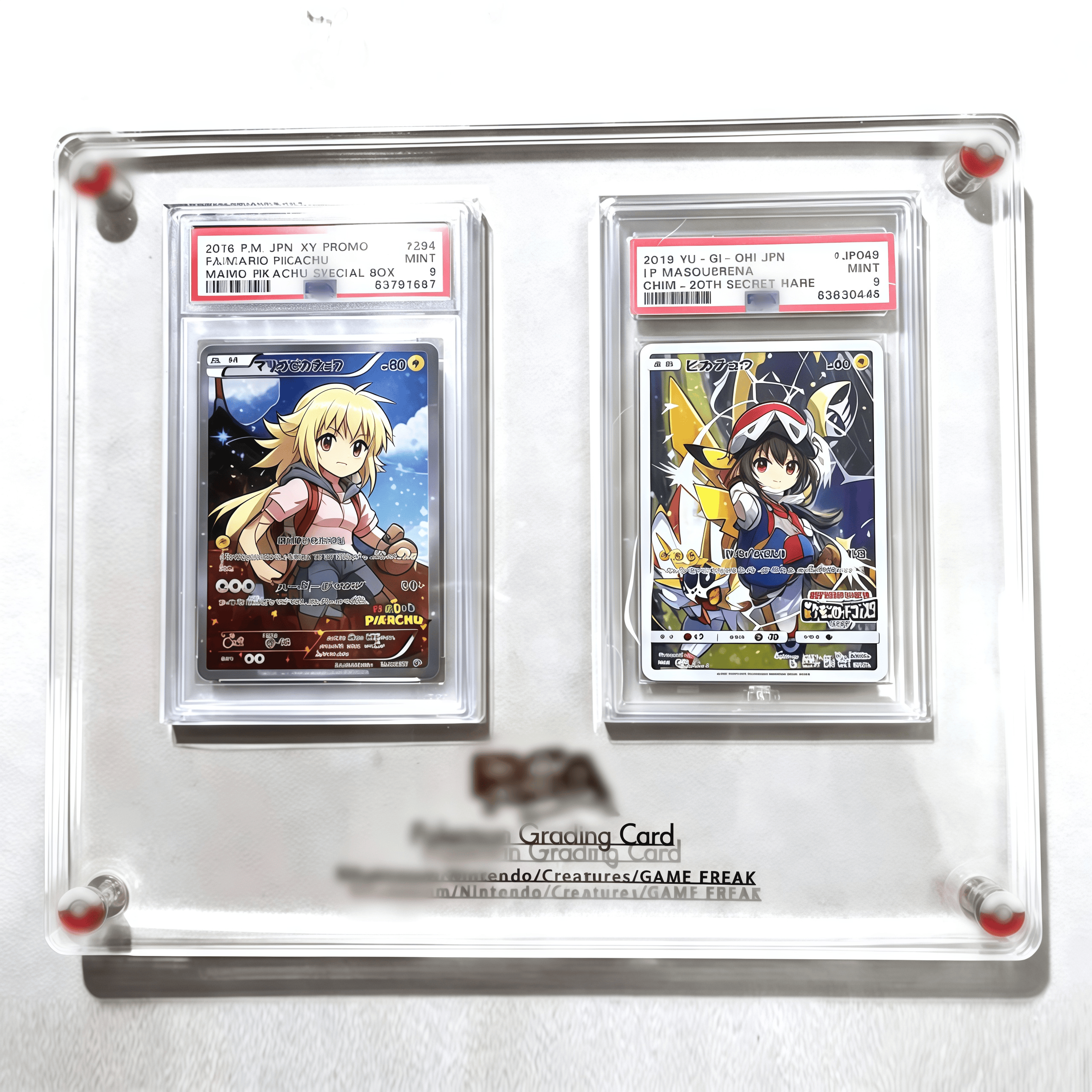 PTCG Pokemon Yu-Gi-Oh Rating G - Graded Card Display บทวิจารณ์และราคา