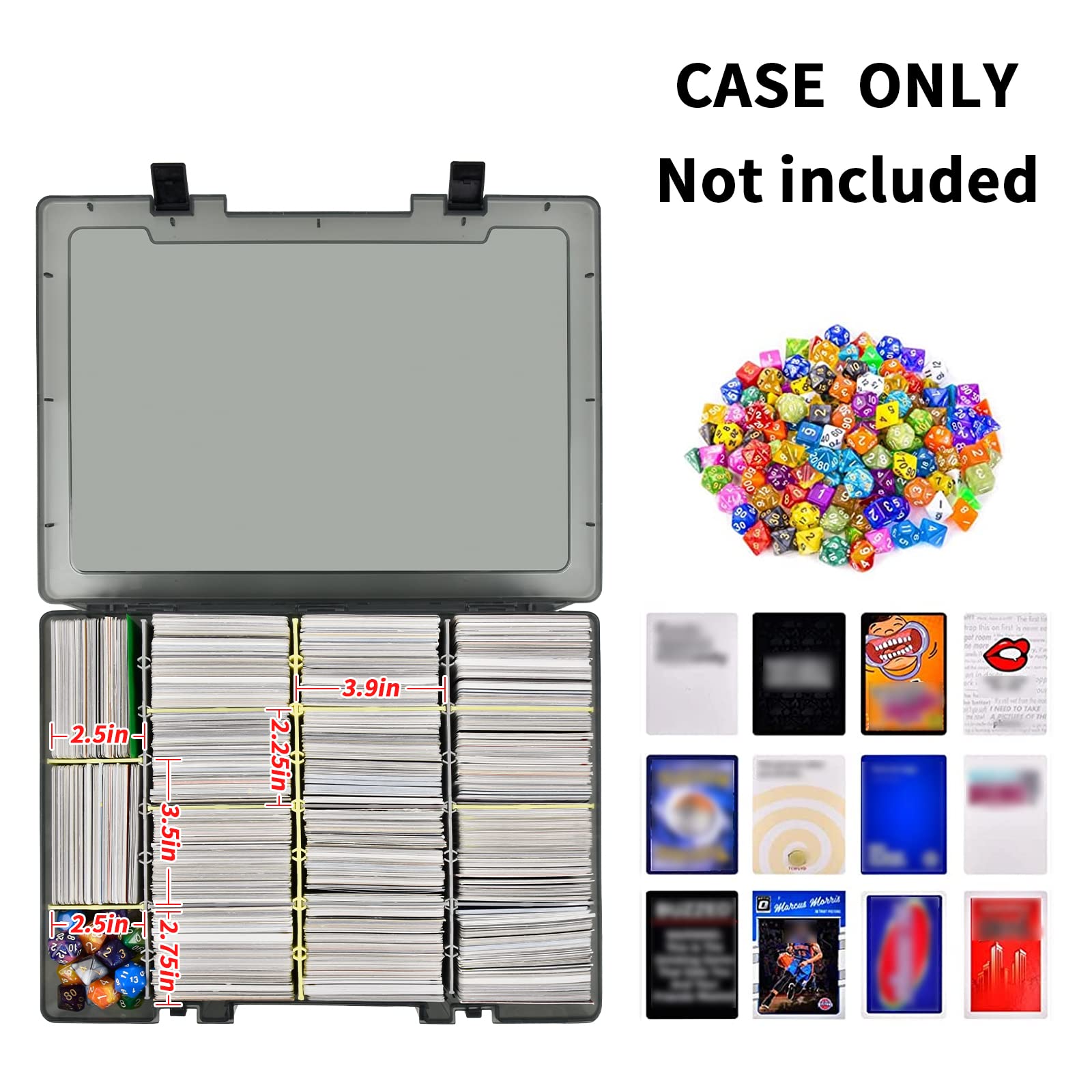 Clear Trading Card Storage Box - Trading Card Binder บทวิจารณ์และราคา