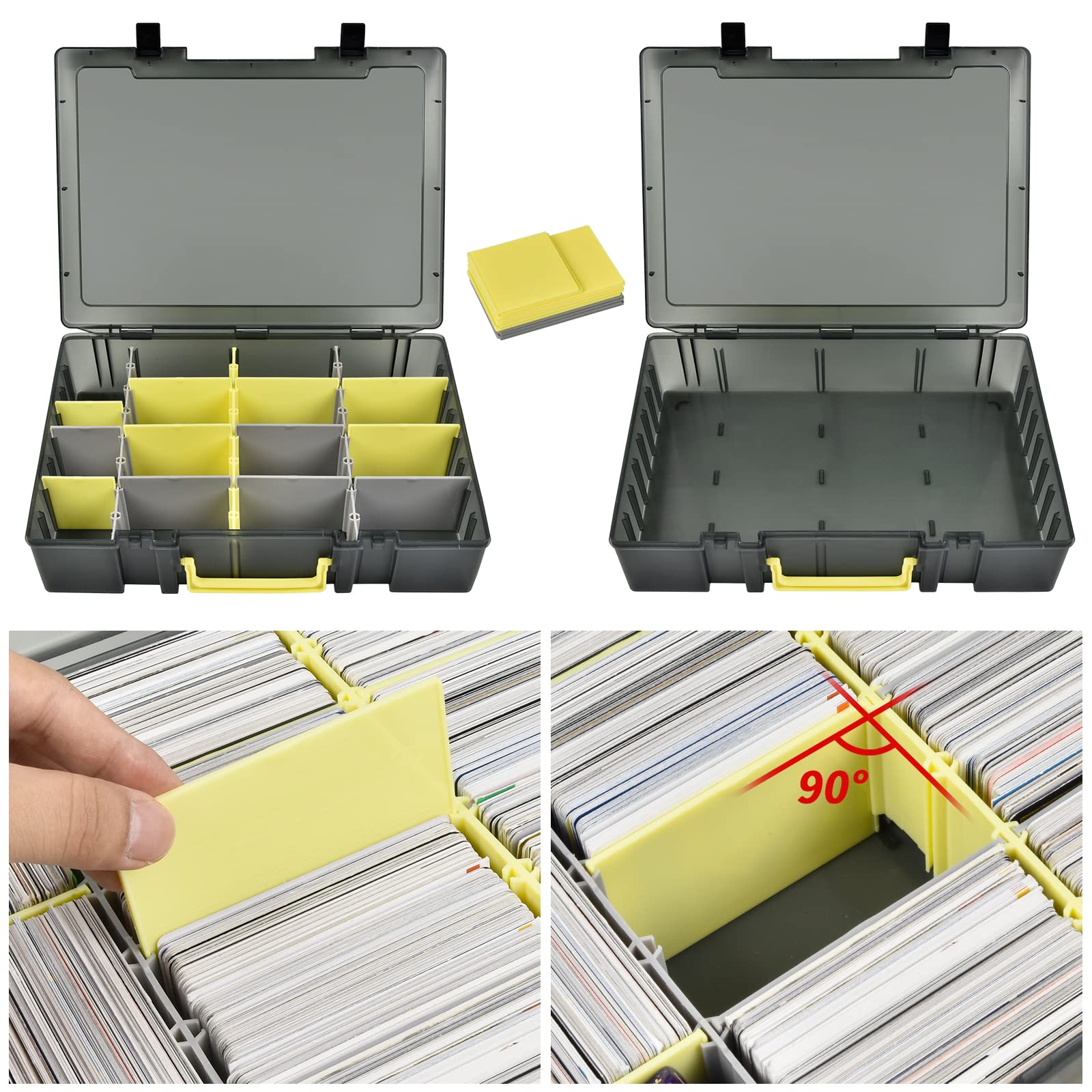 Clear Trading Card Storage Box - Trading Card Binder บทวิจารณ์และราคา