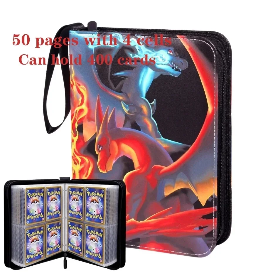 IN STOCK-- 400PCS Album Binder - Pokemon Binder Card บทวิจารณ์และราคา