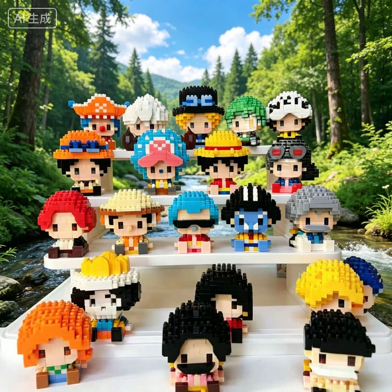 New ONE PIECE Sun God Nika Luf - Building Block Mini บทวิจารณ์และราคา