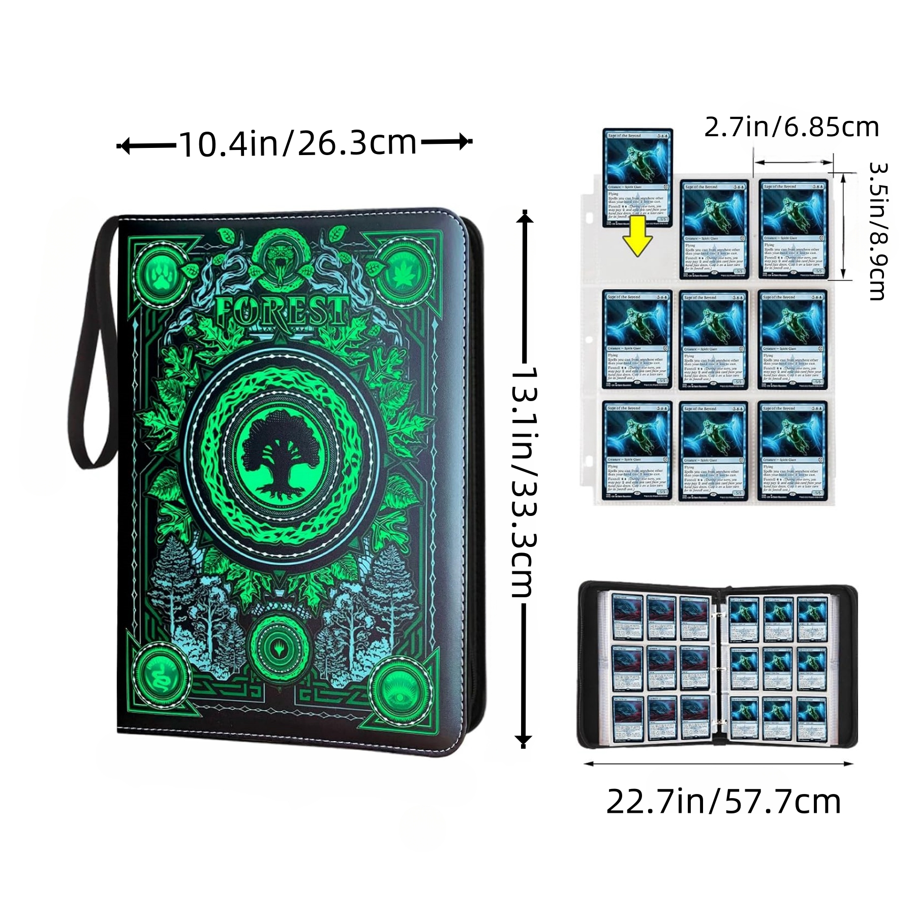 9 Pocket Card Binder with Slee - Card Penny Sleeve บทวิจารณ์และราคา