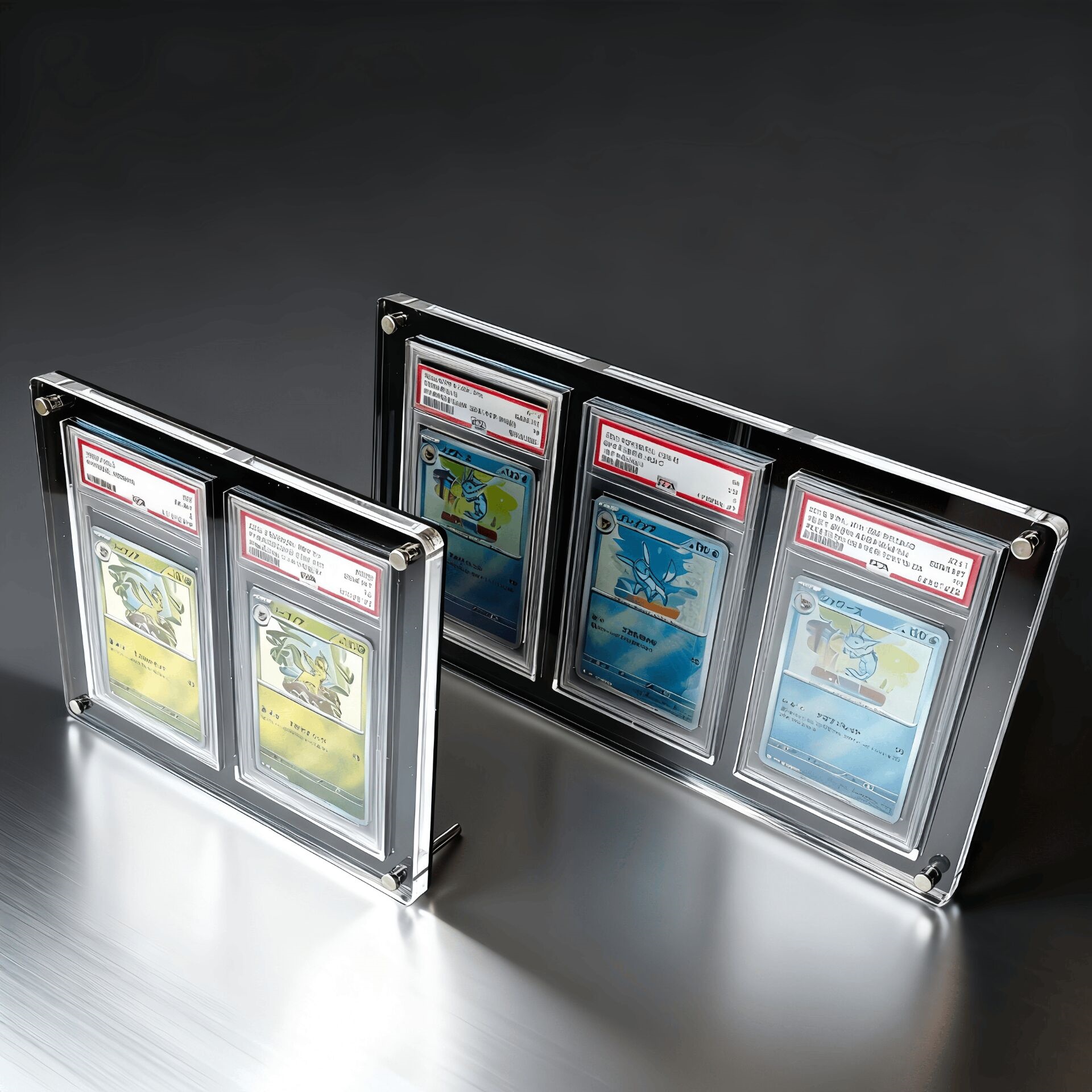 1-Slot Graded Card Stand Black - Graded Card Display บทวิจารณ์และราคา