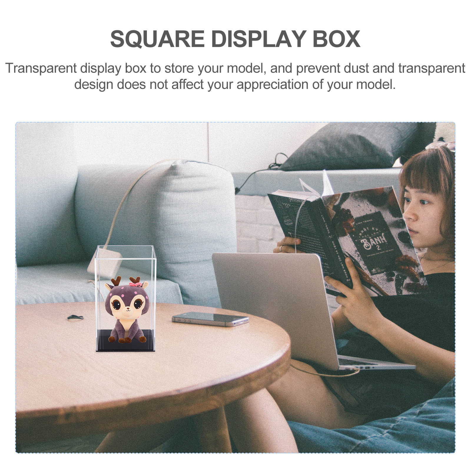 1Pcs Display Box Transparent A - Display Case Acrylic บทวิจารณ์และราคา